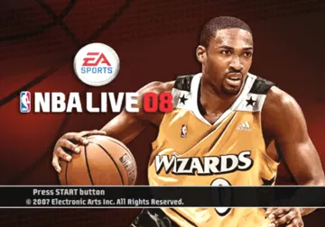 NBA Live 08 screen shot title